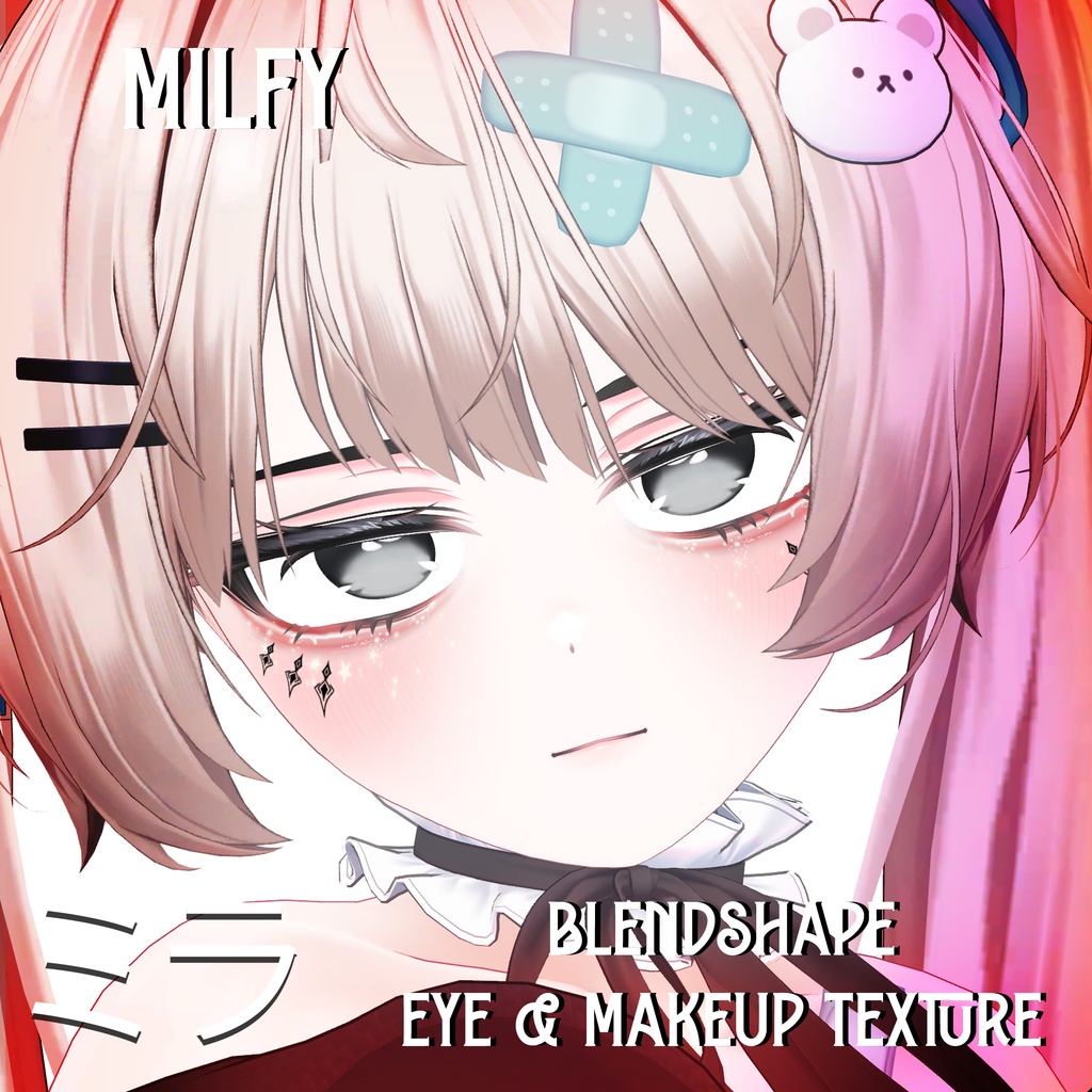 [Makeup, Eye texture, Freckles, Face Blendshape] [Milfy] image