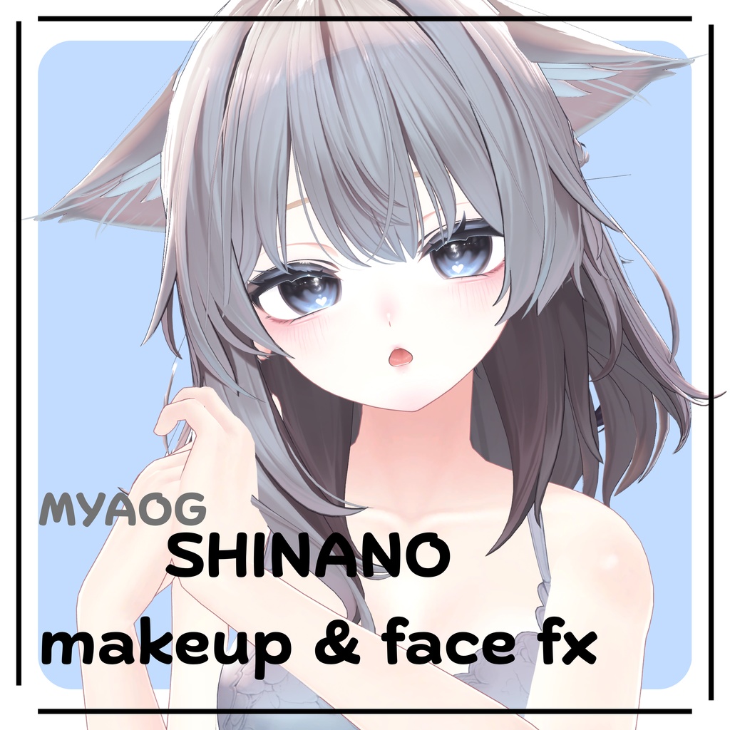  【しなのShinano】 MYAOG Make up & body texture + FX image