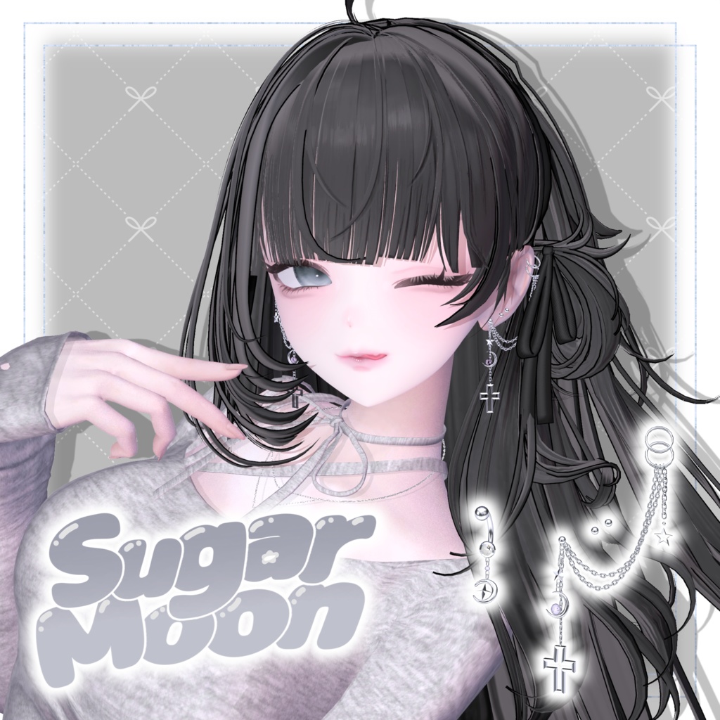 Sugar Moon - Piercing & Navel Jewellery Set image