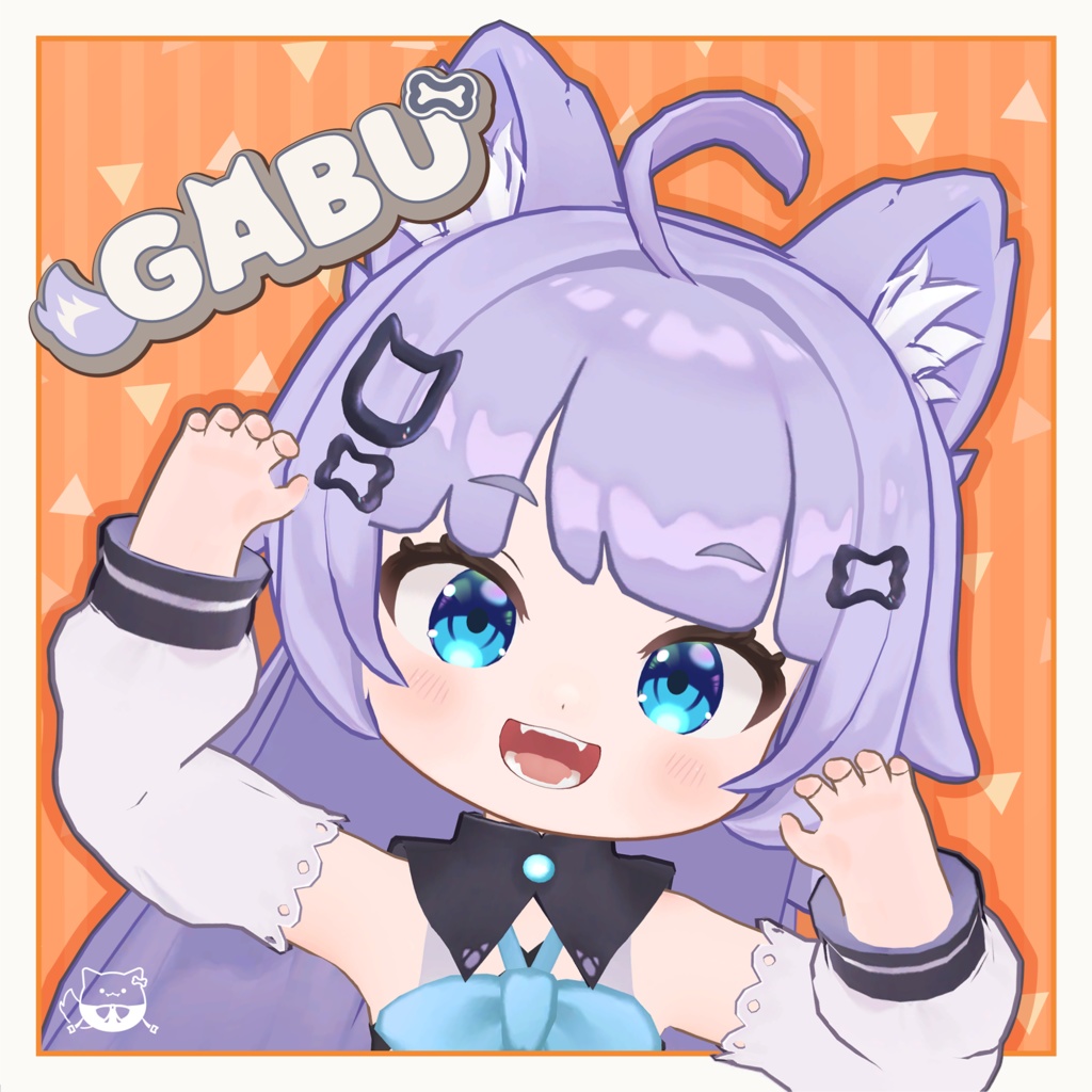 オリジナル3Dモデル「がぶ」 - GABU - #がぶ3D image