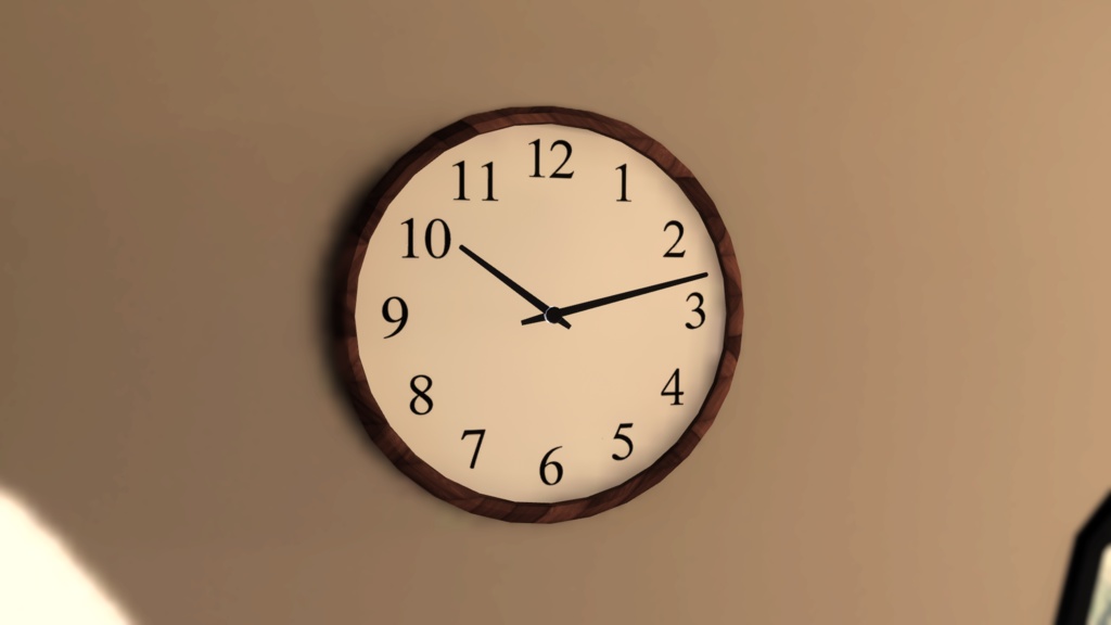 【無料】SimpleWallClock/シンプルな壁掛け時計 image