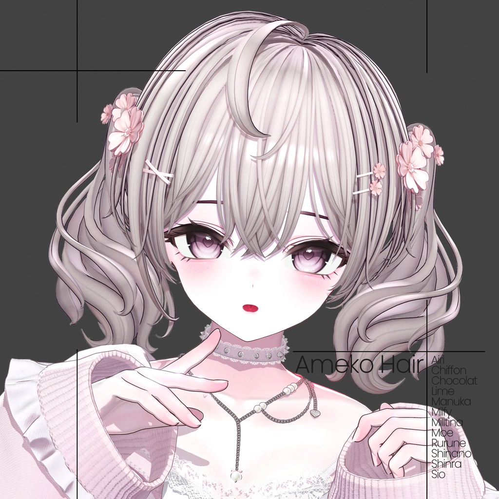 [12 Avatars] Ameko Hair image