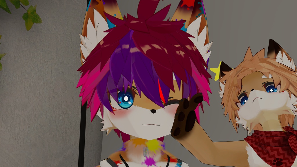 【VRChat】撫で顔ギミック for エンシカ【無料配布】 image