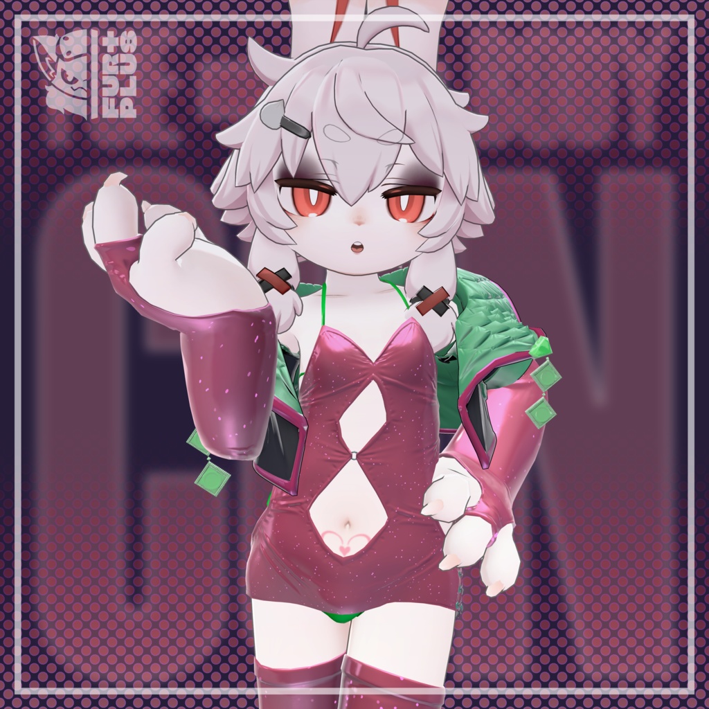 [Yue,Chalo,Alumy 対応]FUR+PLUS Bodycon Dress image