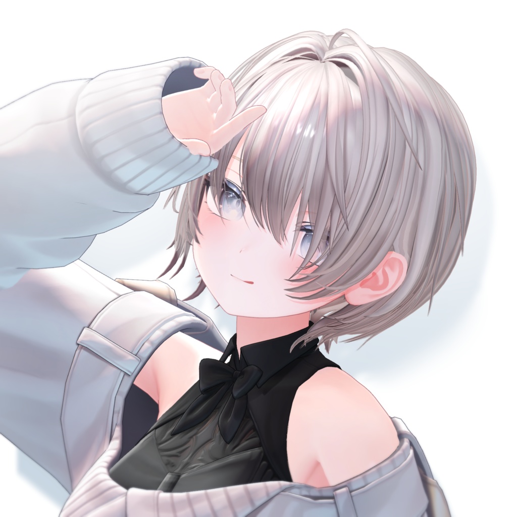 【耳かけギミック】すっきりショートヘア image