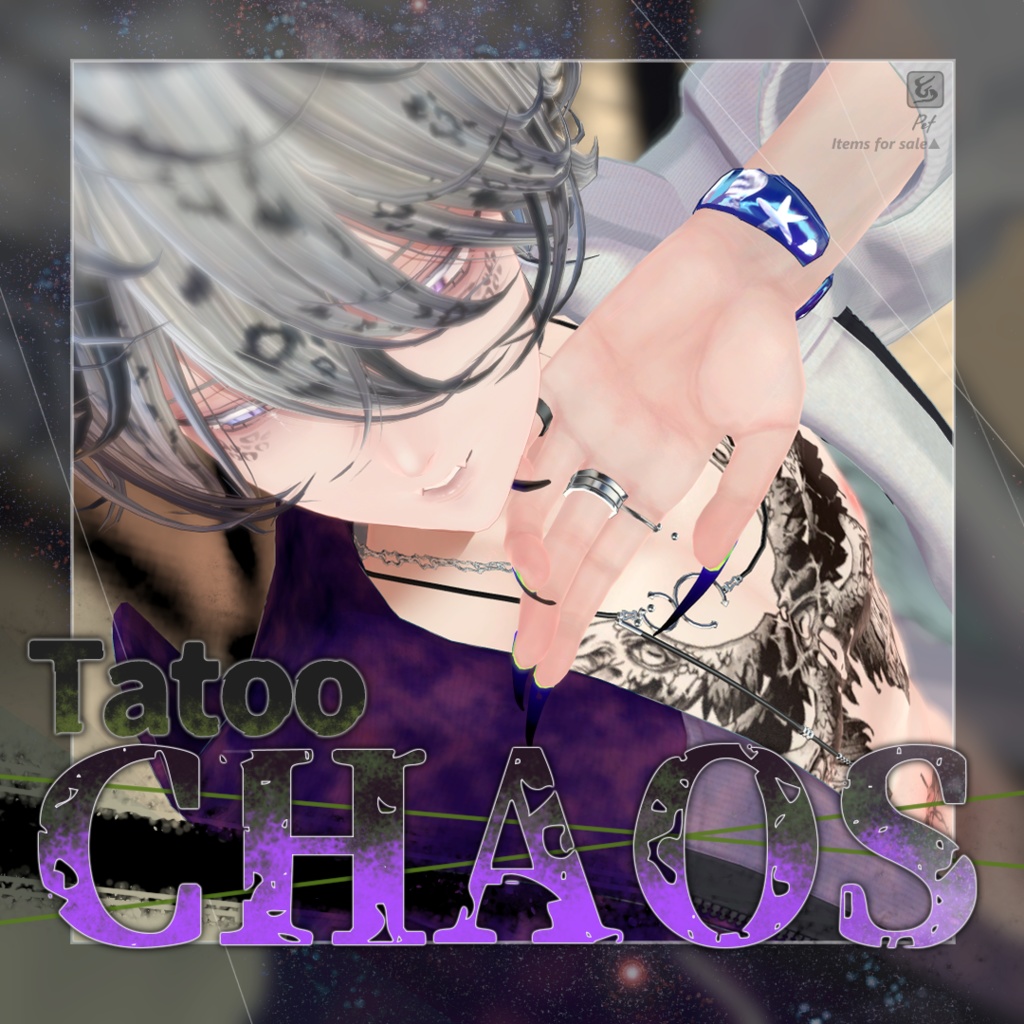 【タトゥー】Tatoo-CHAOS-【デカール】 image