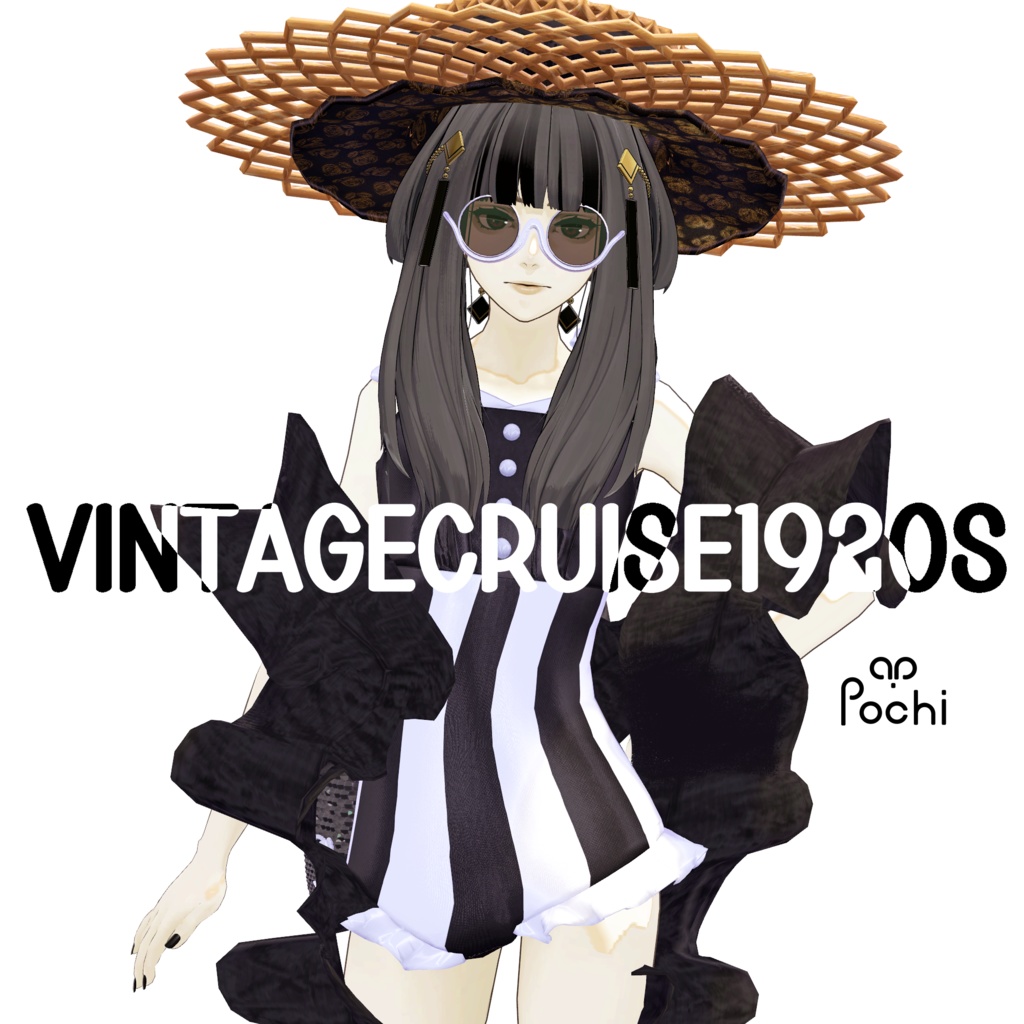 【YMファンメイド】水着 レトロ風 「Vintage Cruise 1920」 image