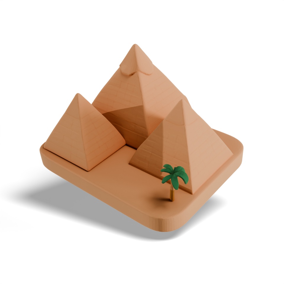 ピラミッド（3Dモデル） image