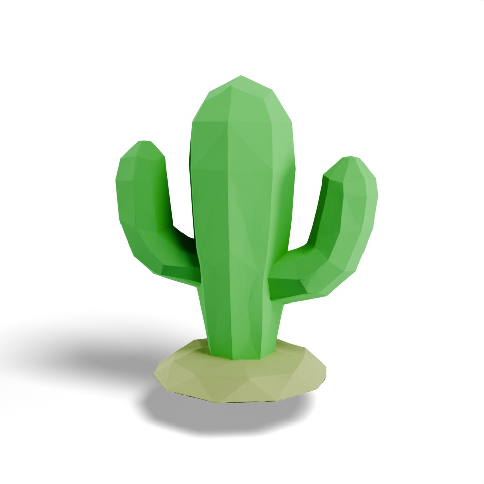 サボテン（3Dモデル） image