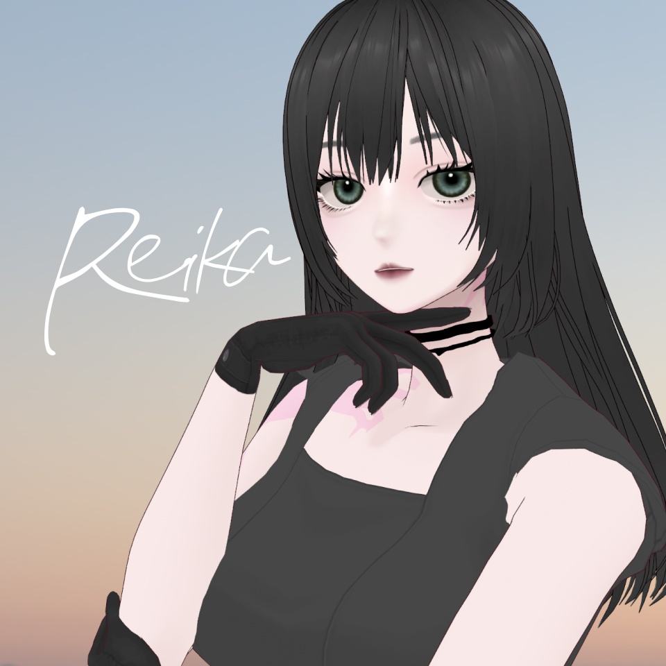 #VRoid モデル / Reika_By.l0ve4u 【VRoid / VRM model】 #l0ve4u_v image