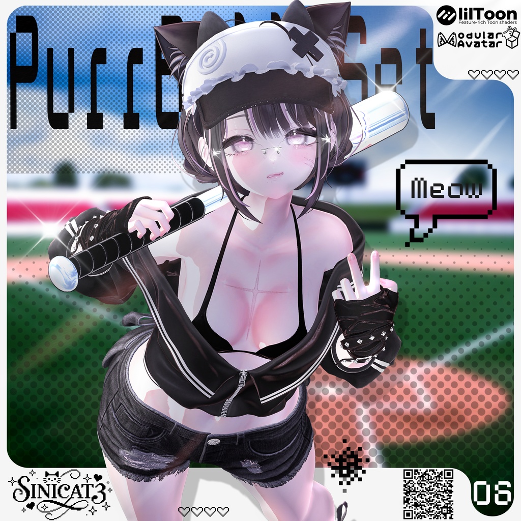 𝐒.𝐂𝟔 【O₂ Series】19 Avatars⚾ PurrBall Set⚾ image