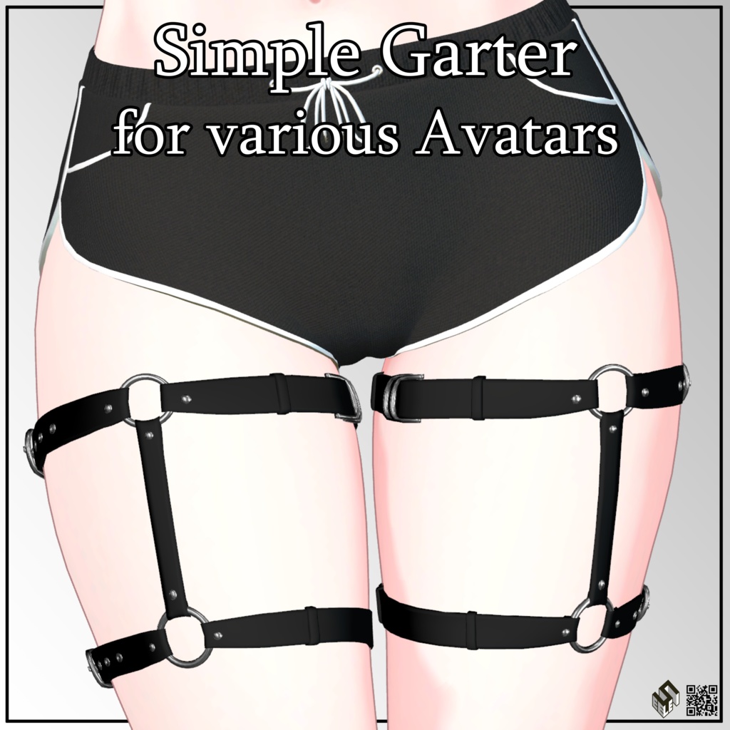 【17モデル対応】シンプルガーター - Simple Garter For 17 Avatars image