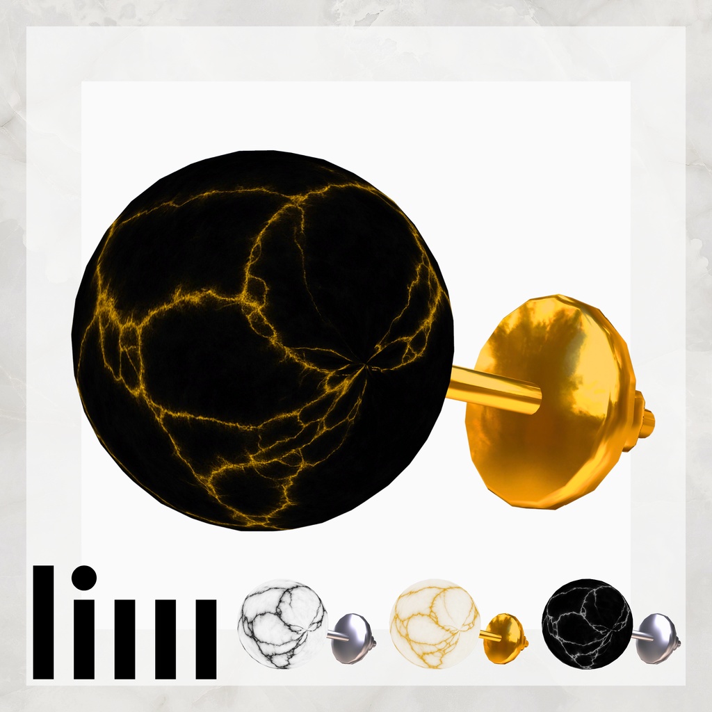  【Earring】Marble-Earring #001 image