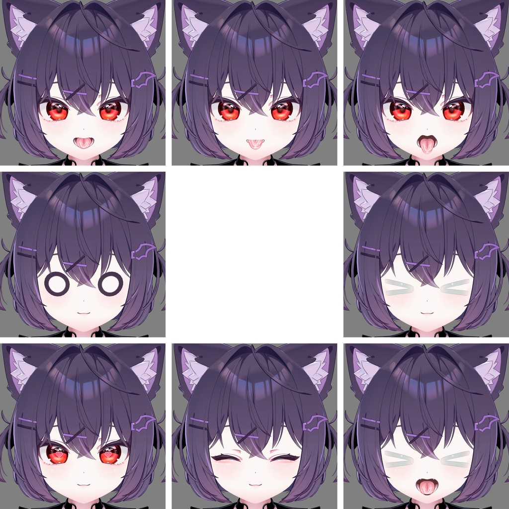 【無料】【ショコラちゃん専用】表情動画24枚【MA対応】 image