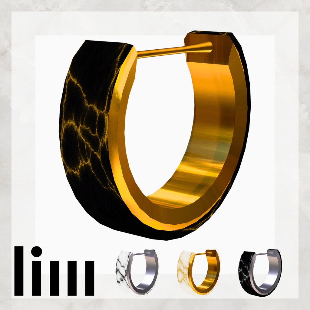  【Earring】Hoop  #004 image