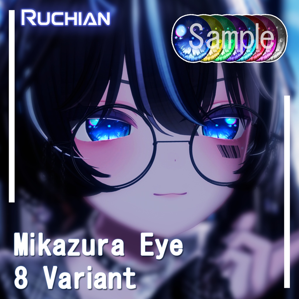 【7 Avatars】 Mikazura Eye (8 Variant) image