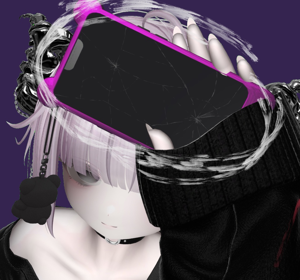 ミルフィちゃん向け　スマホをバキバキにするTexture‼ image