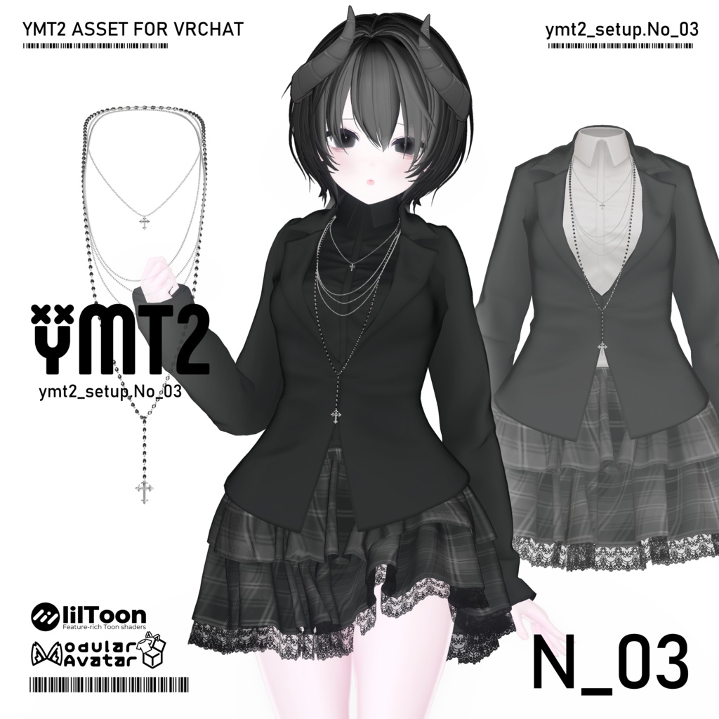 【VRC衣装】 N03 【7 AVATAR】 image