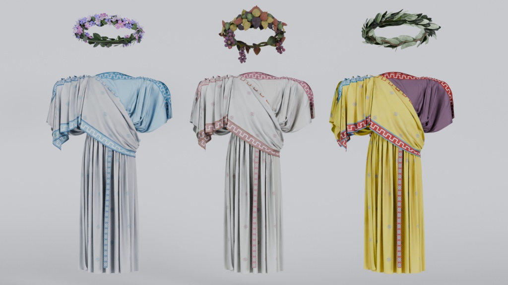 A graceful collection of collars and flower crowns image