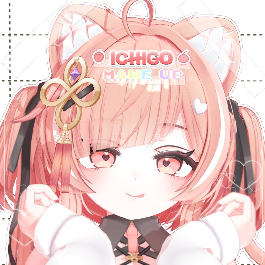 [ICHIGO :: Strawberry] Strawberry make-up & body texture image