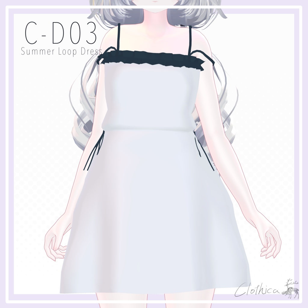 【rurune/ルルネ】C-D03 Summer Loop Dress image