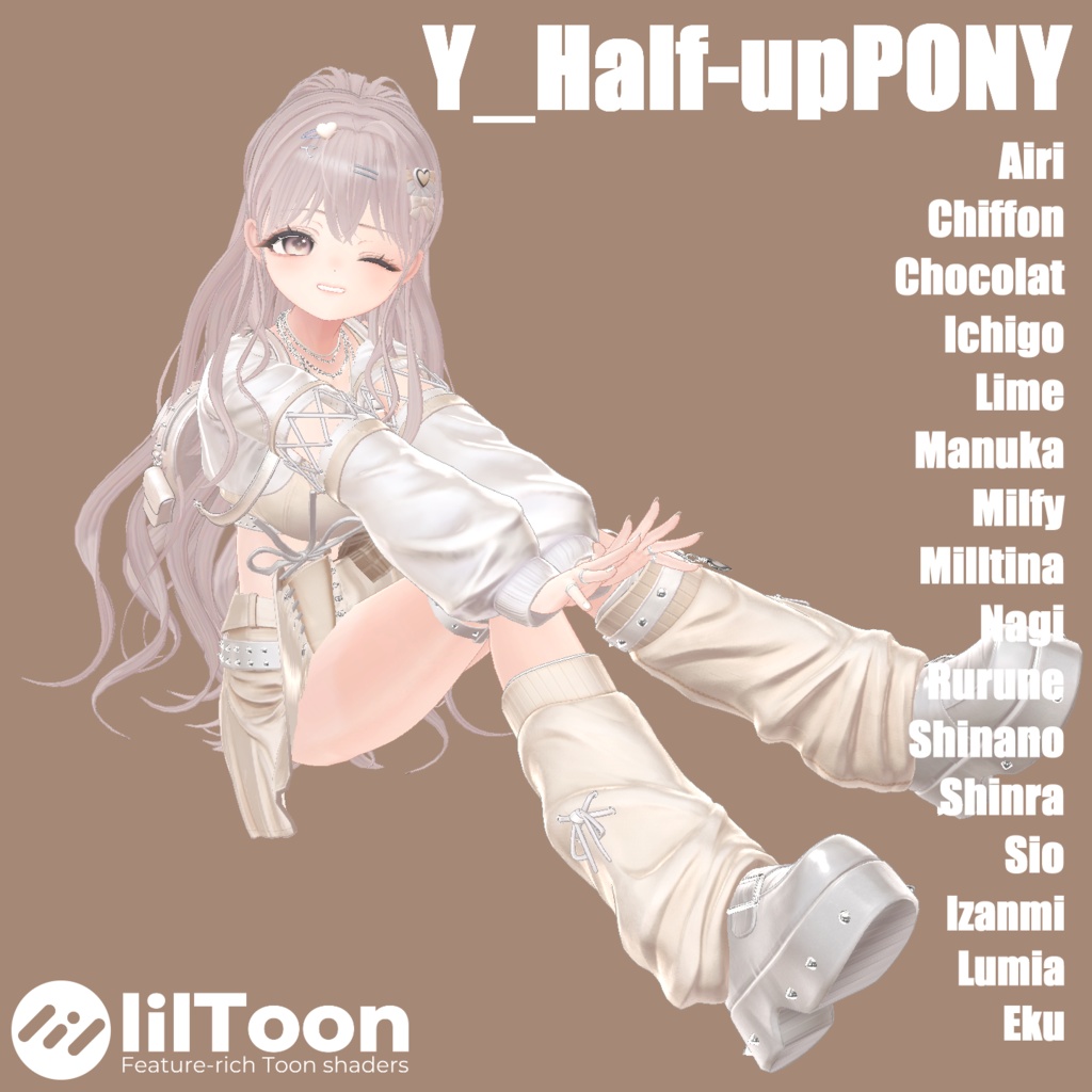 Y Half-up Pony image