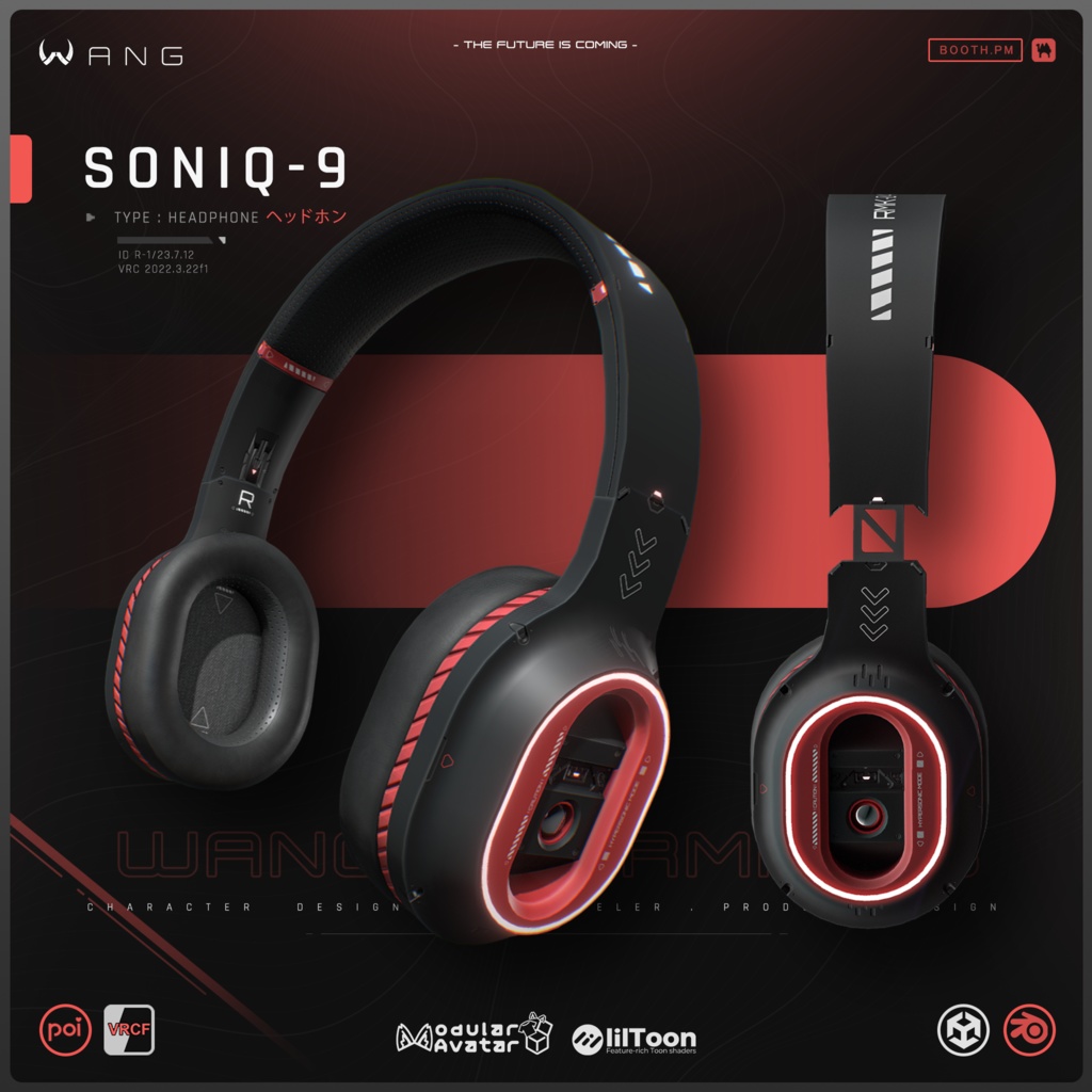 SONIQ-9  Headphones - Headphone image
