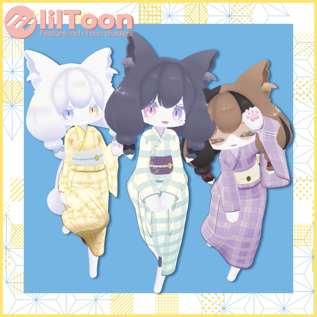 【メリメア対応浴衣】-花占い-  image
