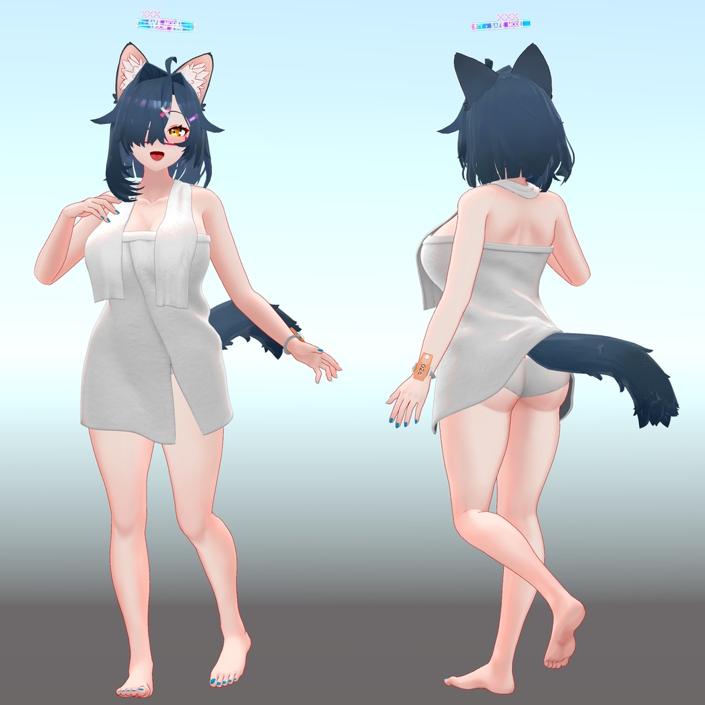 3アバター対応 バスタオル image