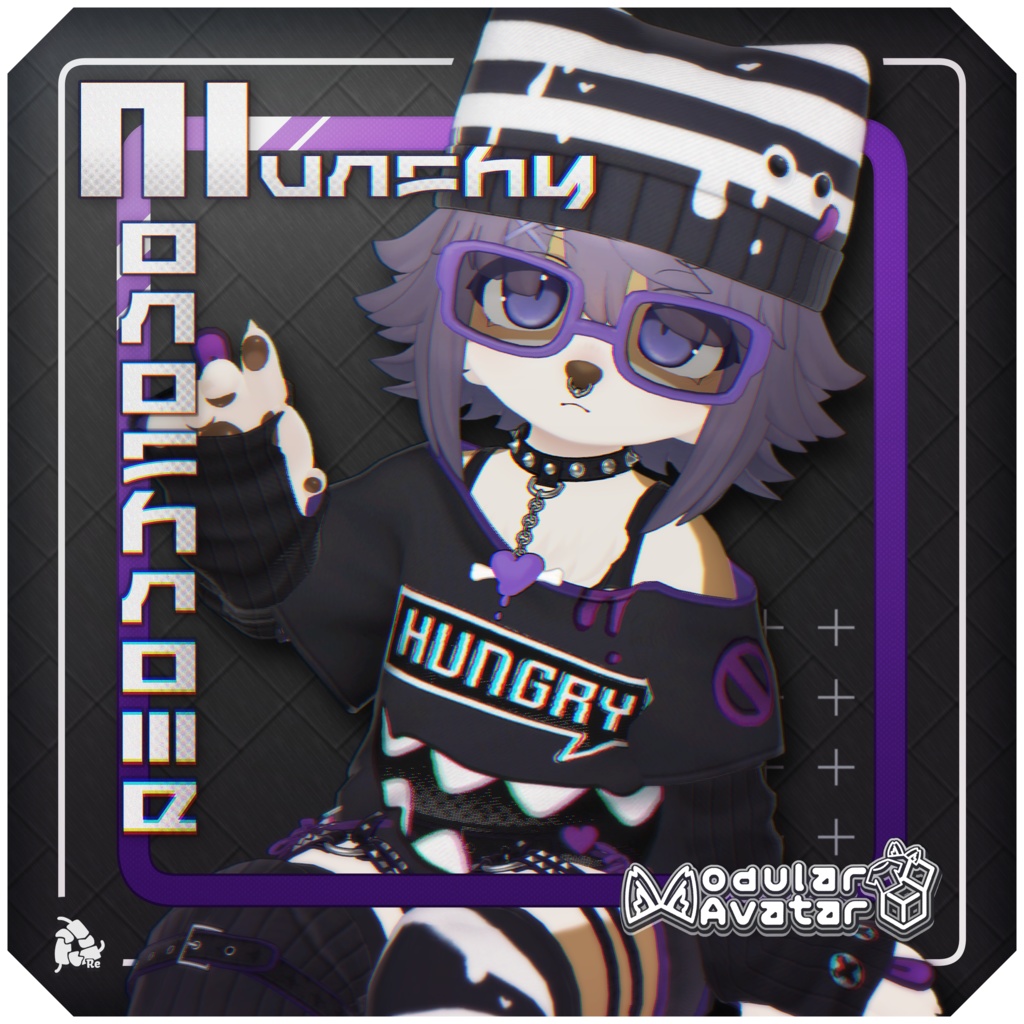 【Noel対応】- Munchy Monochrome - image