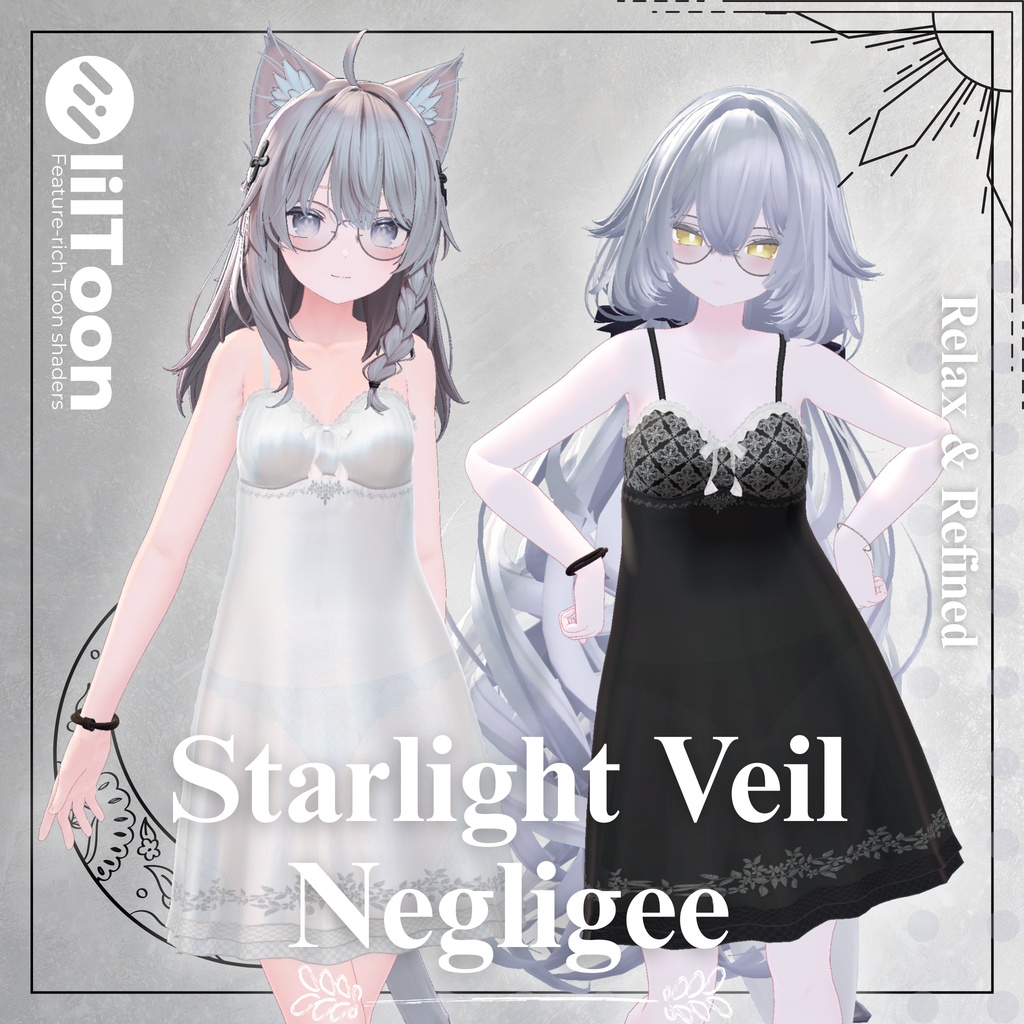 Starlight Veil Negligee [Starlight Room Dress] image