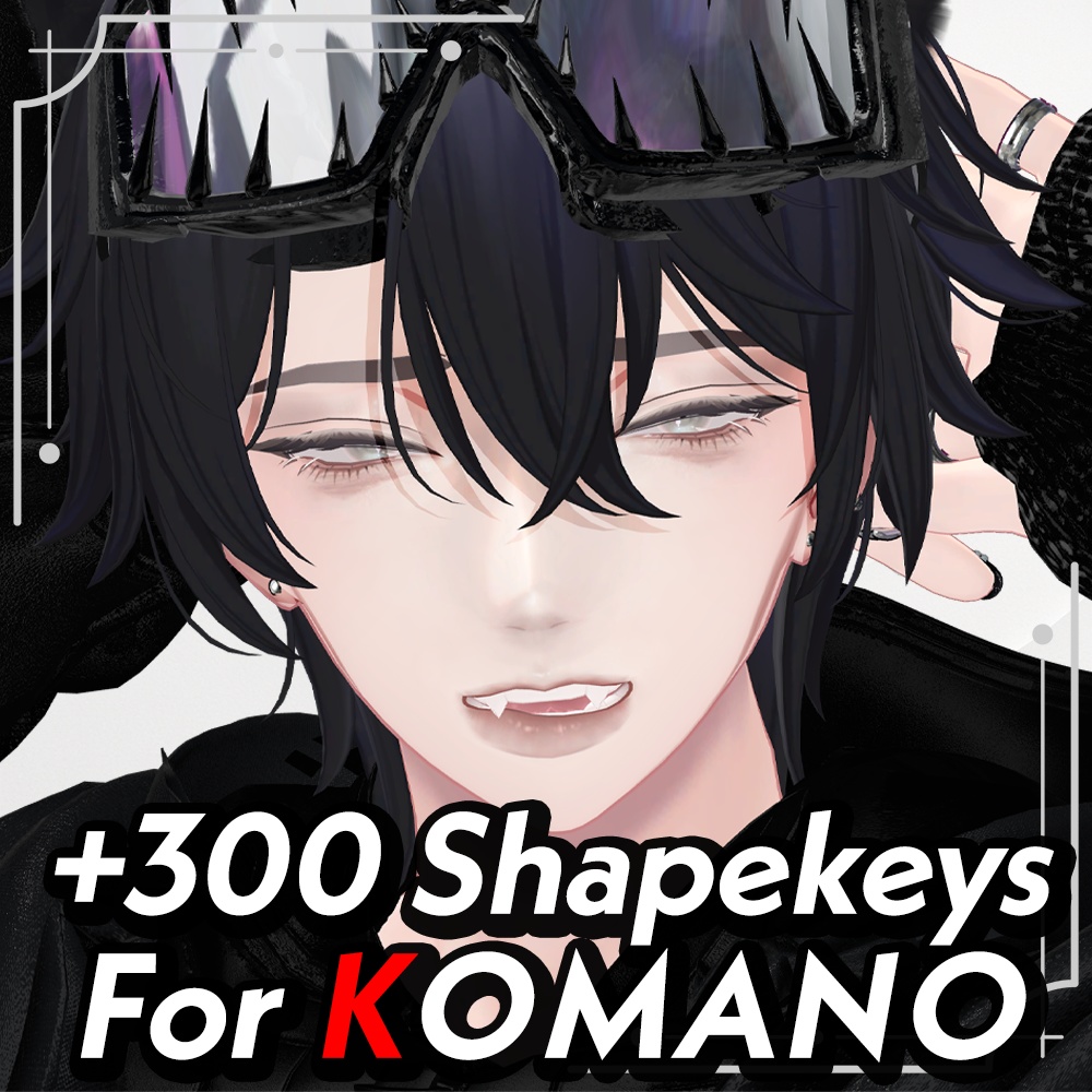 【SALE】狛乃 追加シェイプキー300種 /【코마노 전용】추가 블렌드 셰이프 300종 /【For Komano Only】300 Additional Blend Shapes image