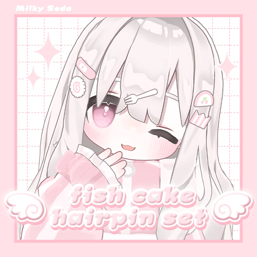 ˚₊‧꒰১ fish cake hairpin ໒꒱‧₊˚ image