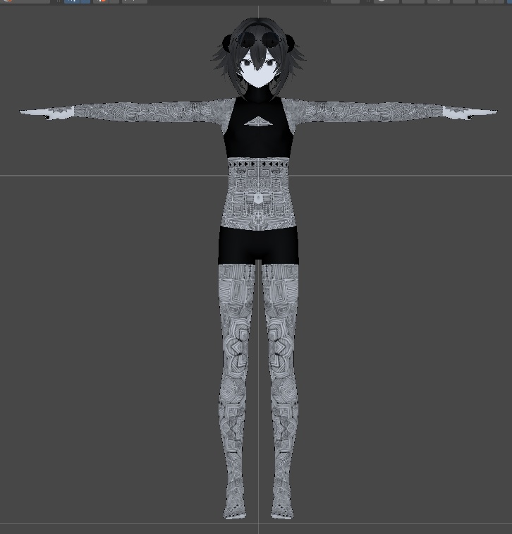 【Rinfei/リンフェイ対応】刺青テクスチャ image