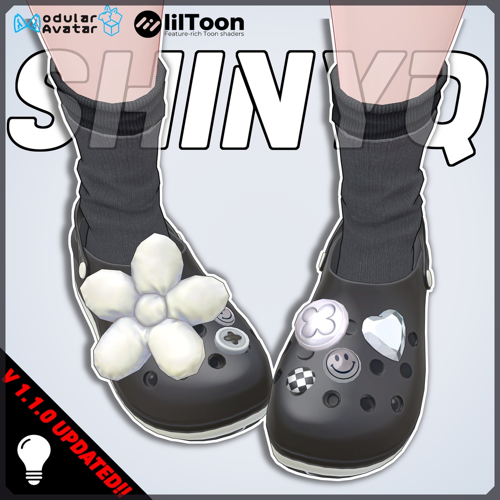 [Deco Crocs]かわいいデコクロックスパック（5色・12体アバター対応） image