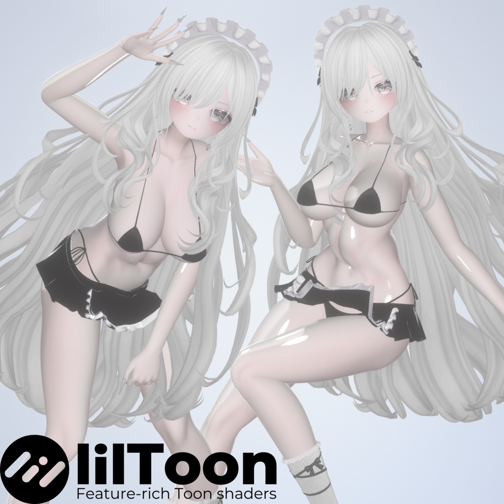 【Liltoon】=Blanc Rose Brillant= 汎用 LilToonマテリアル プリセット image
