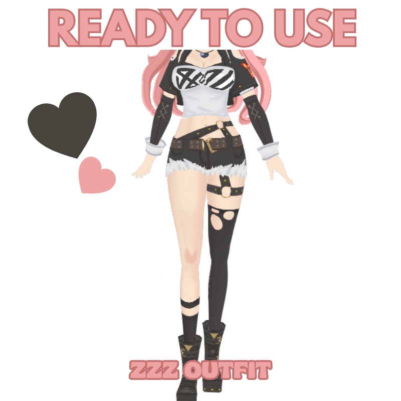 3D VROID OUTFIT - ZZZ NICOLE COSPLAY image