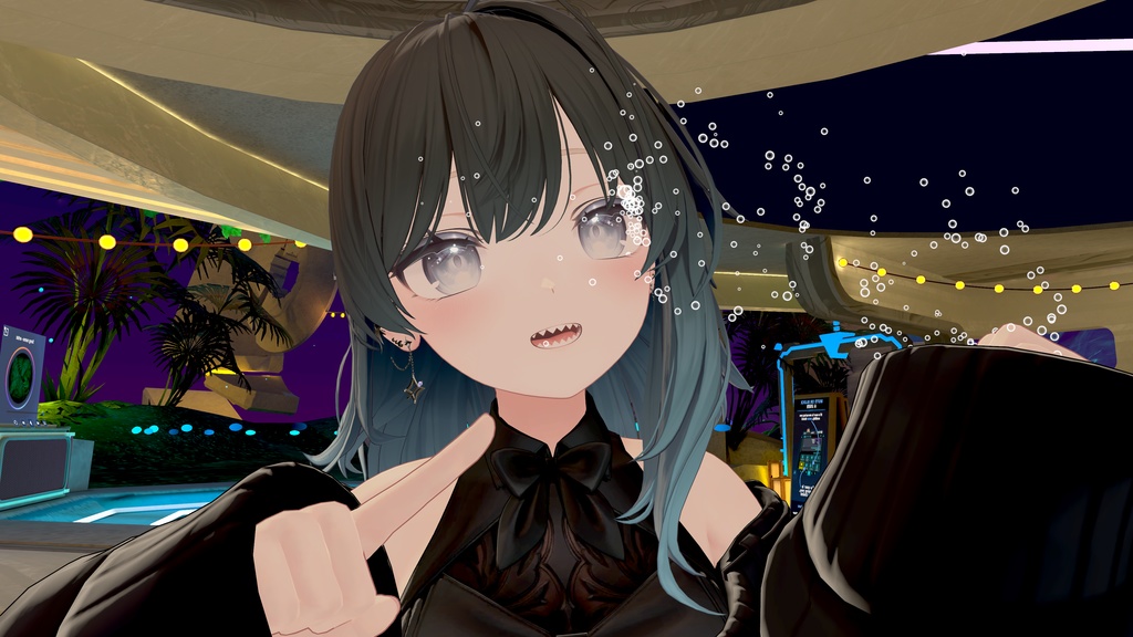 エフェクト素材 「バブルエフェクト」【しなの対応】【眼鏡モデル、ギミック同梱】 image