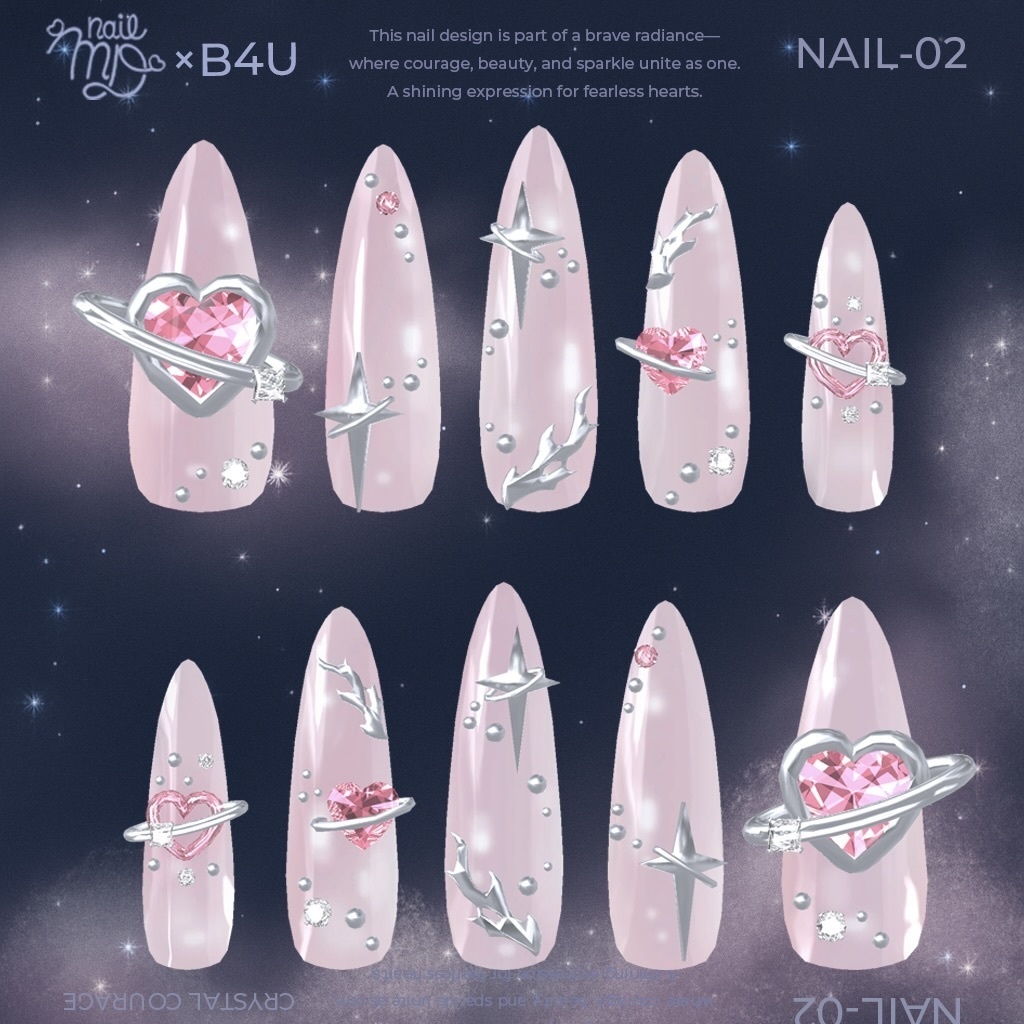 BRAVE HEART NAILS image