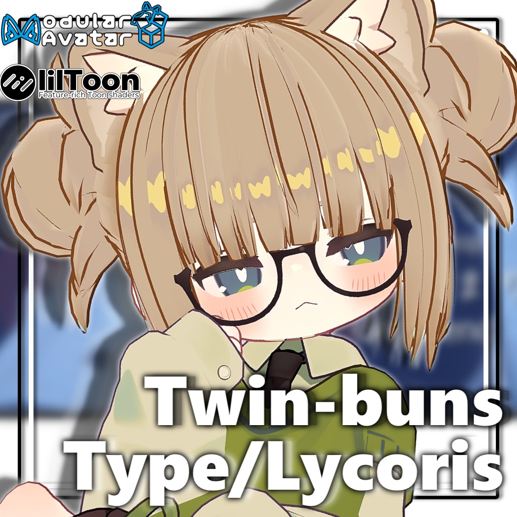 Twin Bun Hairstyle - Licorice image
