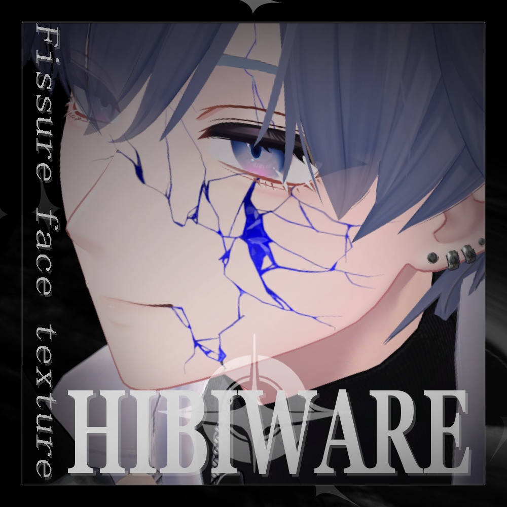 【VRchat】HIBIWARE / face texture image