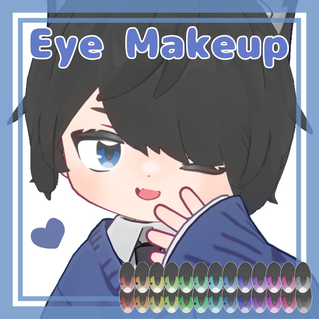 【LilLeo】リルレオ用　瞳&まつ毛&ボディテクスチャ　Makeup_Eye_Eyelash_Body_texture  image
