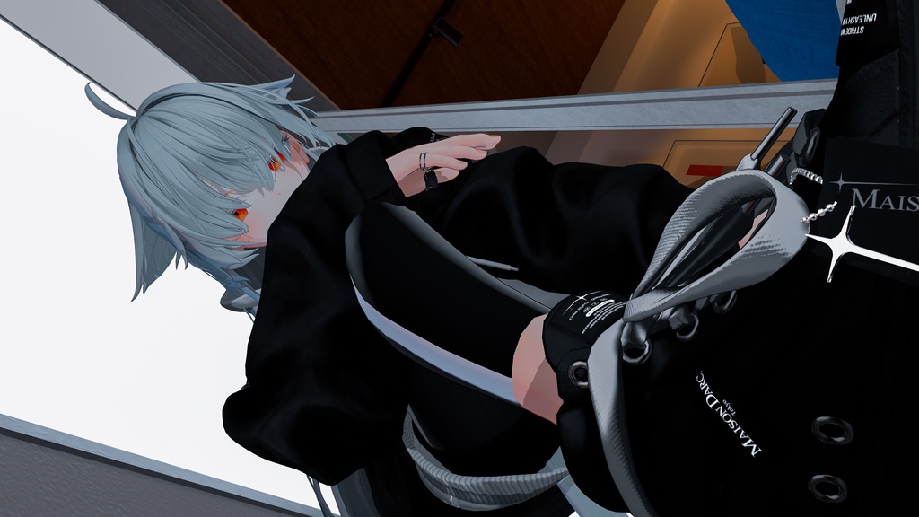 しなのちゃんのタイツに白い線を追加するテクスチャ image