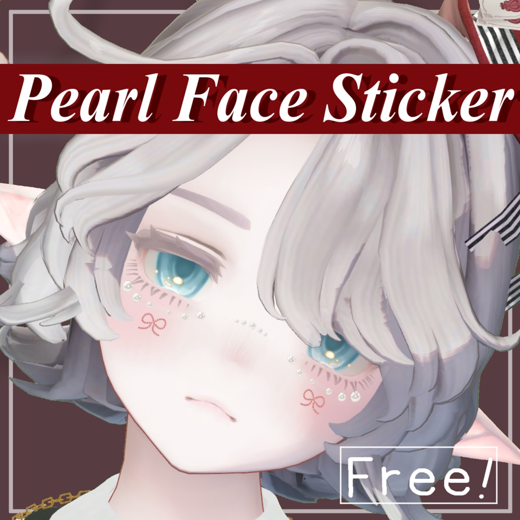 Pearl Face Sticker [Shop Opening Celebration] image