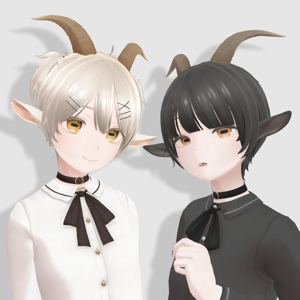 Short Hair & Twin Tails image
