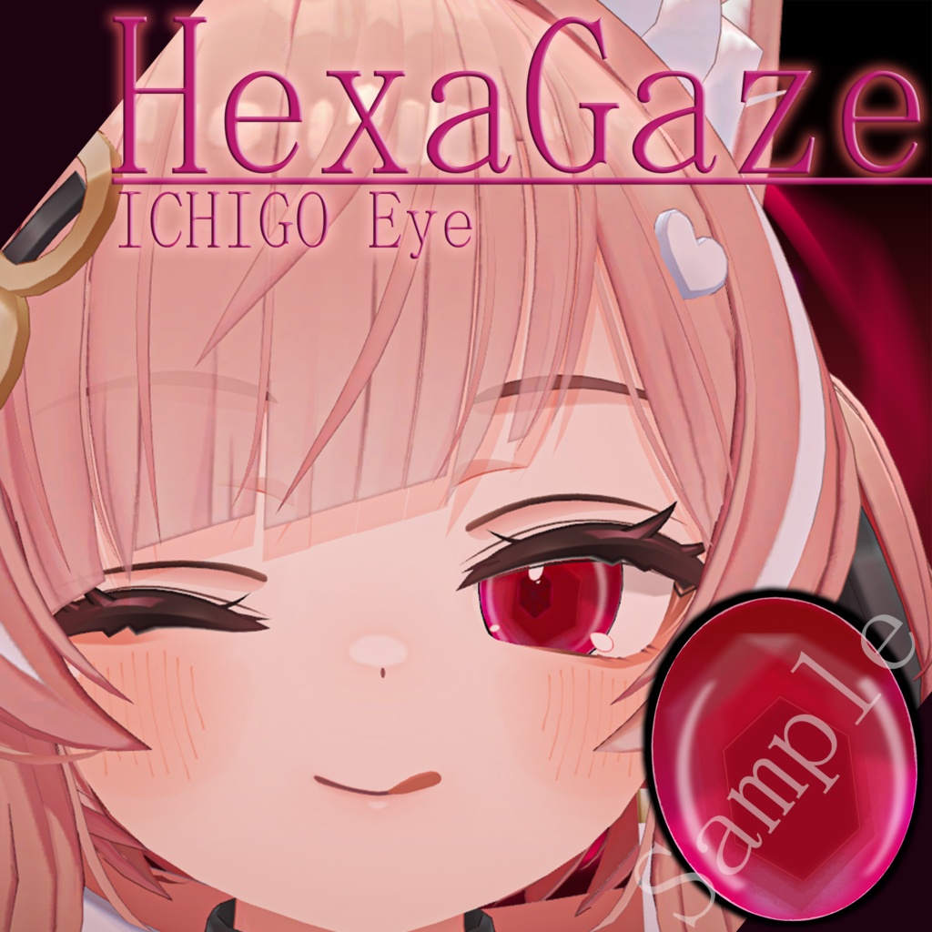 [For Strawberries] HexaGaze-Eye texture image