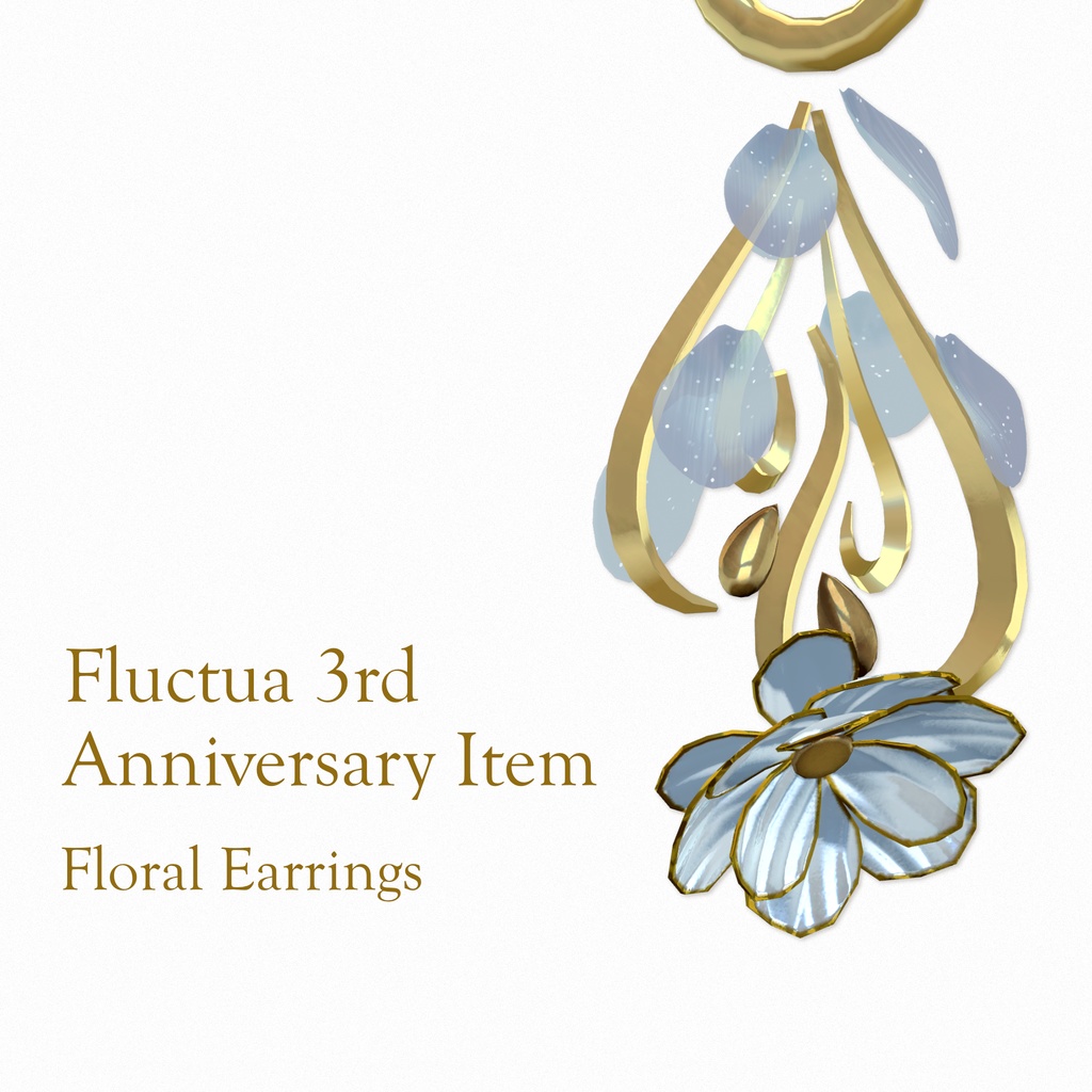 Fluctua 3rd Anniversary Item - Floral Earrings image