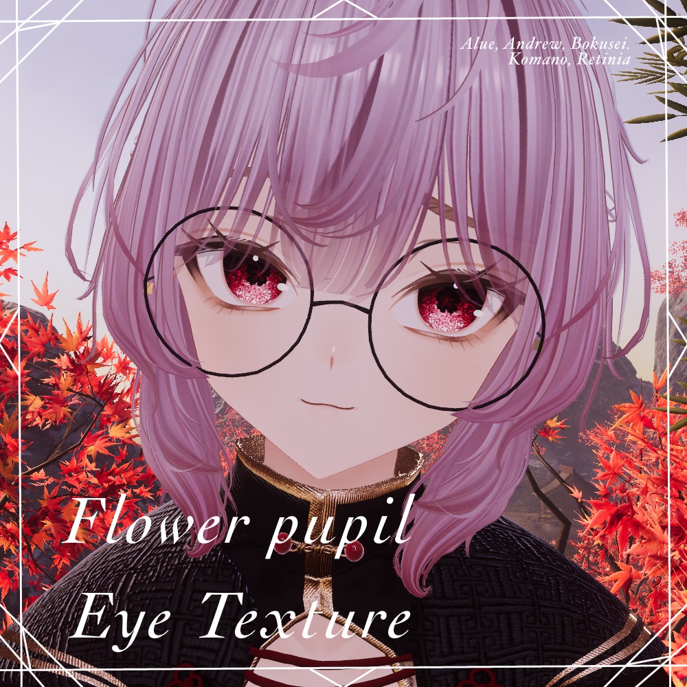 【5avatar】flower pupil eye Texture ! (15 colors) image