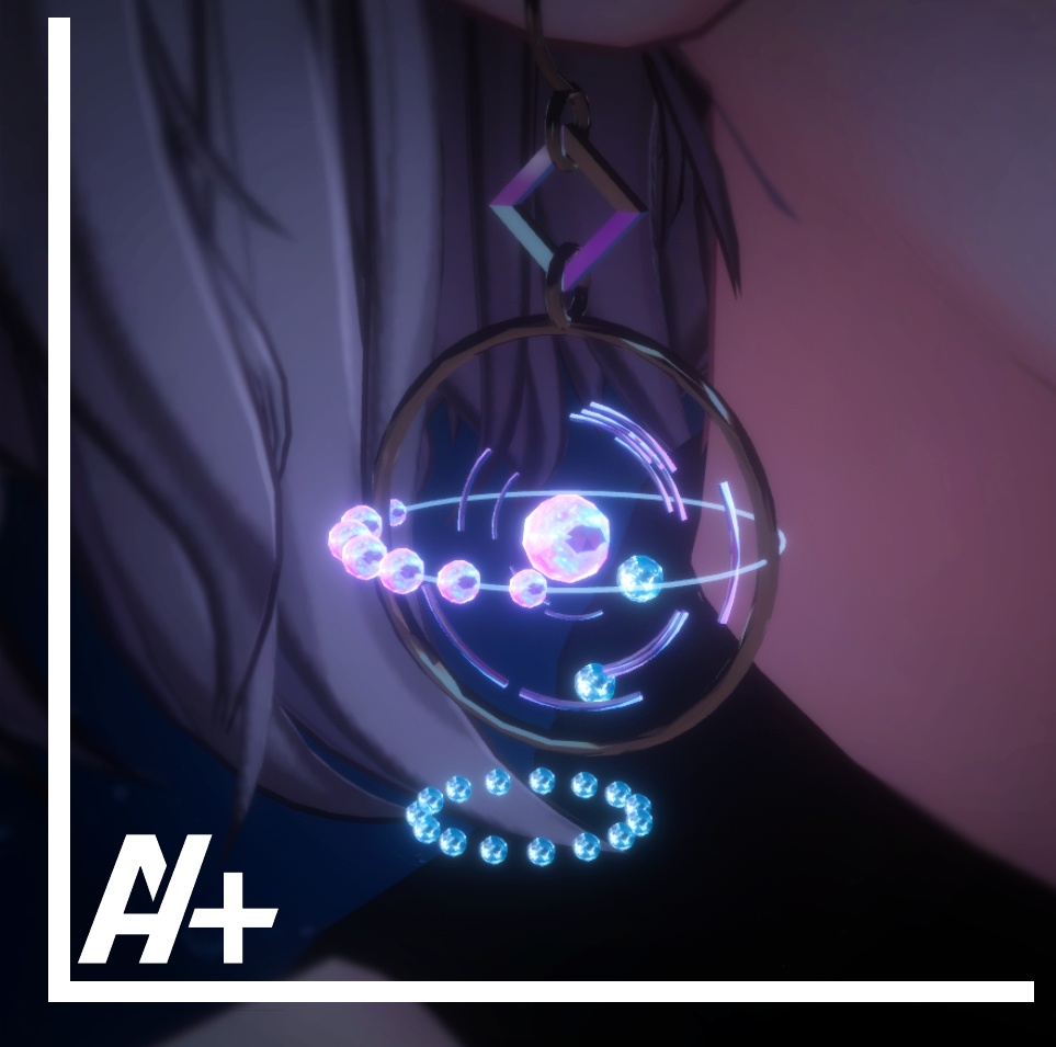 【VRChat】circle Earring [MA対応] image