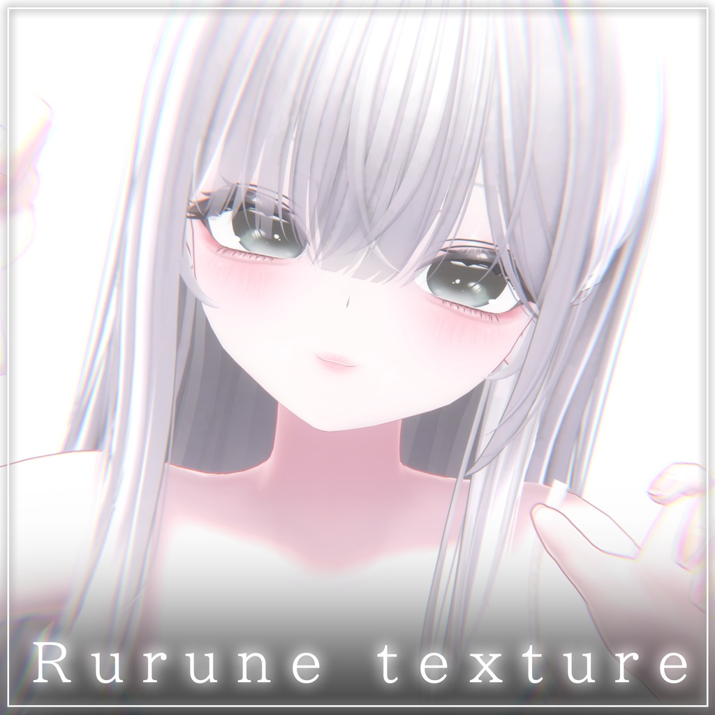 【rurune専用】texture set(face+eyes)🦈🤍 image